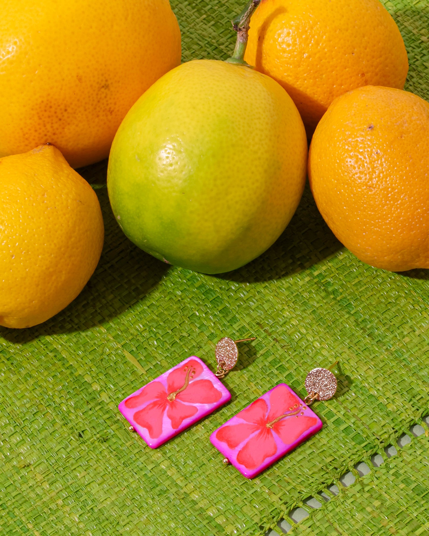 Hibiscus Bloom - Earrings No.3