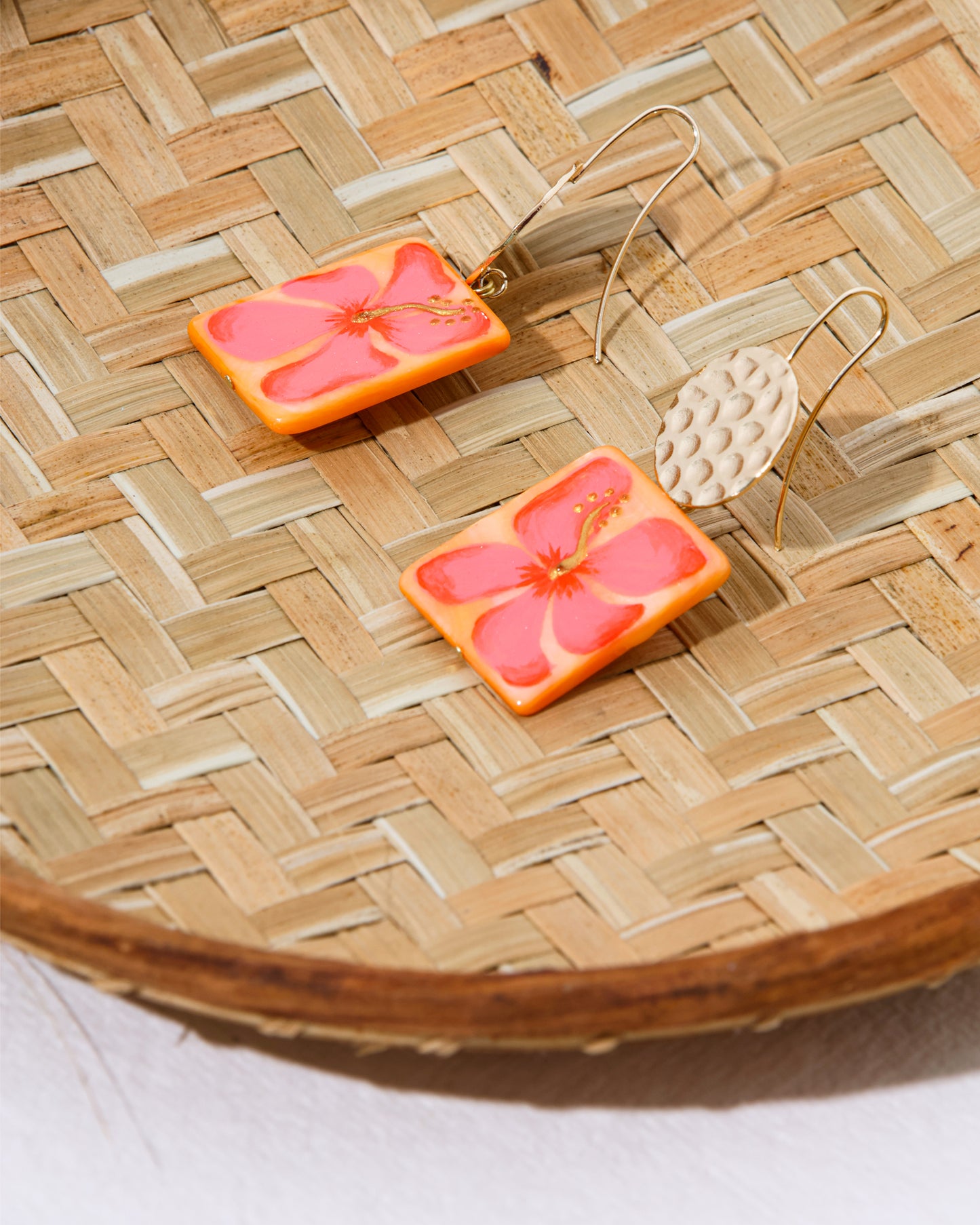 Hibiscus Bloom - Earrings No.1